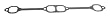 Sierra International 18-0872 Marine Exhaust Manifold Gasket for Mercruiser Stern Drive