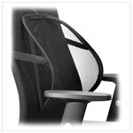 Air Flow Office Seat Cushion Back Rest Fabric Support