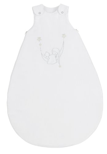 Urra 324-1064-05 - Schlafsack mit Applikation Schlummerland wei&szlig;, 90 cm Preisvergleich
