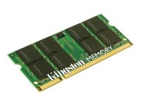Kingston - Memory - 1 GB - SO DIMM 200-pin - DDR2 - 667 MHz / PC2-5300 - CL5 - 1.8 V - unbuffered - non-ECC