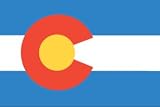 Colorado State Flag Car Magnet