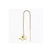 St. Louis Cardinals Hat Threader Earrings - 14kt Yellow Gold