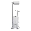 InterDesign Classico Roll Stand Plus Toilet Paper Holder