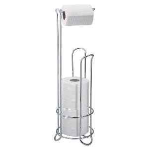 InterDesign Classico Roll Stand Plus Toilet Paper Holder