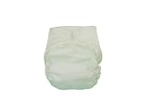 Sweet Pea One Size Pocket Diaper with Microfiber Inserts (White)
