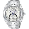 Seiko Watches Seiko Arctura Kinetic Chronograph Case Back Transparent 100m Water Resistant Men's Watch