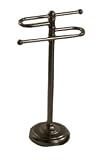 Oil Rubbed Bronze S-Style Countertop Towel Stand