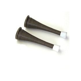  Heavy Duty Spring Door Stop, Brass