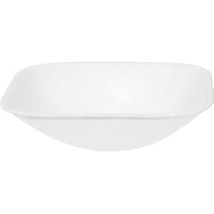 Corelle 1075554 Square White 10 Oz. Bowl by 