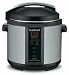 Cuisinart EPC-1200PC 6-Quart Electronic Pressure Cooker with Digital Thermostat , Brushed Stainless and Matte Black
