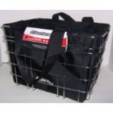 CRUISER STAINLESS STEEL FRONT BASKET w/TOTE BAG (Silver)