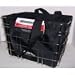 CRUISER STAINLESS STEEL FRONT BASKET w/TOTE BAG (Silver)