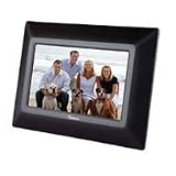 Impecca DFM-920 9 3-in-1 Digital Photo Frame with 16:9 Aspect Ratio, Built in Speakers, Black