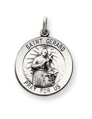 Sterling Silver St. Gerard Medal