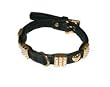 Elegant Black Swarovski Crystal "City Girl" Soft Leather Dog Collar (Size 10) Elegant Black Swarovski Crystal "City Girl" Soft Leather Dog Collar (Size 10)