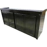 R&J Enterprises ARJ00491 Birch Wood Aquarium Cabinet Stand, 72 by 18-Inch, Black