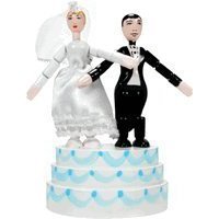 Childrens Toyshop  Toys : BRIDE AND GROOM THUMB TOY also makes a great Cake Topper