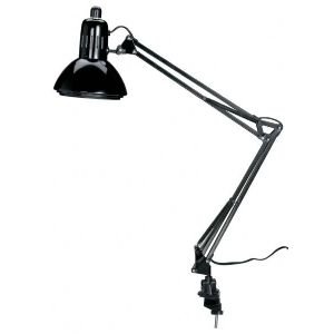 Alvin G2540-B Swing Arm Lamp, Black by 