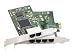 Electronics : Ultraport 4 Express 4PORT RJ45 Low Profile Pci Express 1 Lane Card