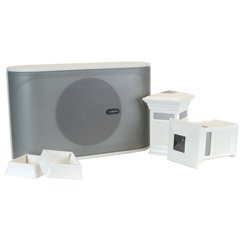 Marcato Audio MS00001 Solar Light Speaker System Pair White.