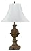 Cal Lighting LA-60005TB-1 Pineapple Night Stand Table Lamp Fixture, Antique Gold