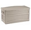 Deck Box with Wheels and Seat - 73 gal.