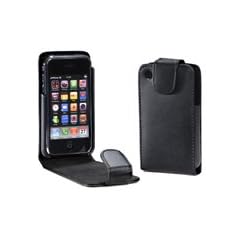 MaryCom Ledertasche f�r Apple Iphone 3G, 3Gs mit Magnetverschlu� schwarz (Gratis Displayschutz Folie)