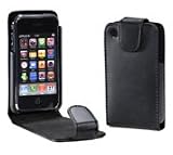 MaryCom Ledertasche f�r Apple Iphone 3G, 3Gs mit Magnetverschlu� schwarz (Gratis Displayschutz Folie)