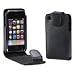 MaryCom Ledertasche f�r Apple Iphone 3G, 3Gs mit Magnetverschlu� schwarz (Gratis Displayschutz Folie)