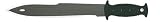 Condor Tool and Knife Combat Machete, 13-Inch UltraBlaC2, Black Handle, Leather Sheath