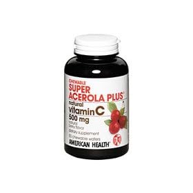 Super Acerola Plus 500 mg by American Health 100 Wafers