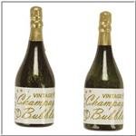 Champagne Bubbles- 6pack - 9 Cms Tall Mini Bubble Mixture (wand Inside) Picture