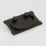 Jeffrey Alexander Westbury Rustic Bail Pull, Black