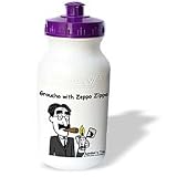 Londons Times Famous People Places Books Cartoons - Grocho Marx with Zeppo Zippo - Water Bottles