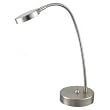 Adesso Eternity Flat Head Desk Lamp, Satin Steel