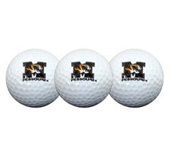 Missouri Tigers Ncaa Golf Ball 3-pack