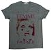 Roc Star Tシャツ 元ホールのヴォーカルであり、NIRVANAのカートコバーンの妻でもあったコートニー・ラヴVネックＴシャツ FEMME FATALE