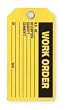 Industrial Grade 2RMV2 Production Tag, Work Order, Pk 100