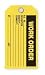 Industrial Grade 2RMV2 Production Tag, Work Order, Pk 100