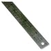 ACME UNITED CORPORATION Stainless Steel Ruler with Cork Back and Hanging Hole, 12", Silver