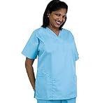 Cherokee Workwear Women's Solid V-neck (Assorted Colors, XS-5X) Scrub Top