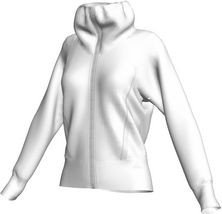 Adidas Damen Kapuzenjacke AL Q2 Pack CU, white, 42