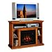 Classic Flame Beverly Electric Fireplace and TV Stand in Premium Oak Finish