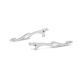 1987-2010 Kawasaki Vulcan 1500 1600 Billet Aluminum Chrome Brake and Clutch Flame... by KapscoMoto