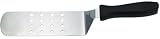 Paderno World Cuisine stainless steel perforated offset spatula 2 7/8 width