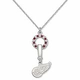 Detroit Red Wings MVP Crystal Necklace
