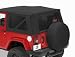 2007-2008 Jeep Wrangler Tinted Window Kit Replace--A-Top PN[79136] Black Diamond