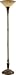 Murray Feiss T1181SPT, Broderick 3 Way Glass Torchiere Floor Lamp, 1 Light, 150 Total Watts, Taupe