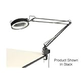 Swing Arm Magnifying Lamp White