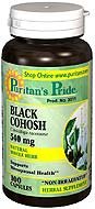 2 BOTTLES BLACK COHOSH 540mg 200 total caps